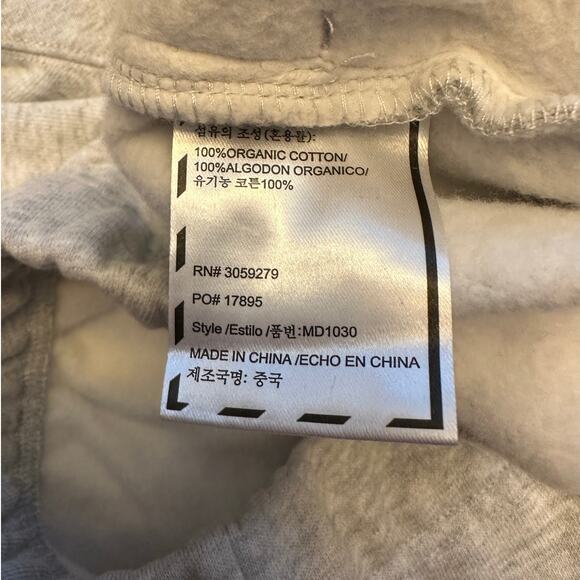 FaZe Clan Heavyweight Organic Cotton Fleece Sweatpants XL Gray Gamer Streetwear - Picture 7 of 8